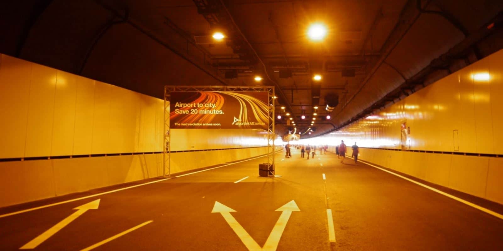 Exiting the Brisbane Airport Link tunnel